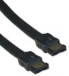 External Serial ATA Cable, eSATA 300Mbps, 0.5 Meter (1.6 ft)