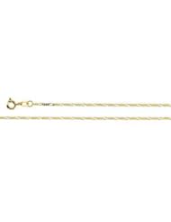 Figaro Chain 14K Gold Yellow Ch492 16 Inch