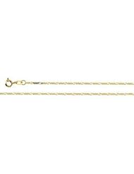Figaro Chain 14K Gold Yellow Ch492 24 Inch