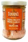 Tonnino Tuna Fillets with Garlic Packed in Olive Oil 3 pack