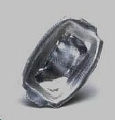 Dollhouse Miniature Aluminum Loaf Pan