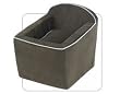 Booster Car Seat for Dogs Microvelvet Espresso Fabric (Sky)