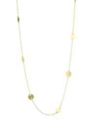 GURHAN "Lush" Long High Karat Gold Necklace with Flakes, 39.5"
