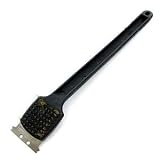 Brass BBQ Brush With Scraper.