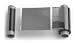 Black Mono Dye-sub Ribbon With Clear Overlay 500 Pnts Core Id Prnt
