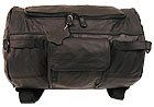 Sissy Bar Bags - Motorcycle Leather Duffel Roll Bag SB74