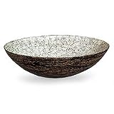 NOVICA Eggshell mosaic centerpiece, 'Storm'