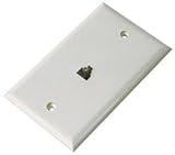 RCA TP247WH Phone Modular Wall Outlet (White)