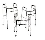 Deluxe Adult Walker, Height Adjustable 32.5-39.5, 4/cs, 300-lb Weight Capacity