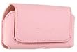 MyNetDeals- Pink Leather Case Pouch with Belt Clip for Apple iPhone Bundled + Premium Car Charger and Home/ Travel/ Wall Charger for iPhone
