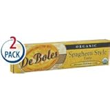 DeBoles Organic Jerusalem Artichoke Spaghetti Style Pasta -- 8 oz Each / Pack of 2
