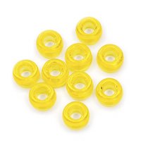 Pony Beads, Acid Yellow, 480pc Pkg