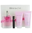 MIRACLE by Lancome Gift Set for WOMEN: SET-EAU DE PARFUM SPRAY 1.7 OZ & BODY LOTION 1.7 OZ & SHOWER GEL 1.7 OZ & HYPNOSE MASCARA .07 OZ