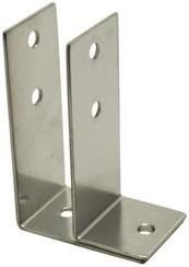 1 Ear Urinal Bracket 1" stamped stainless steel