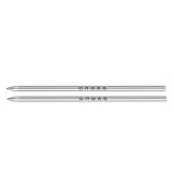 Cross Mini Ballpoint Pen Refill, Medium Red, Fits Tech 3, Autocross, Compact, Leather Accessory Pens 2 per card (8518-5)