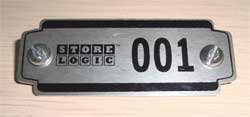 Storelogic 2VUV8 Number Plate, Numbers 1-10, PK 10