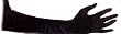 Elbow Length Nylon Gloves - Costume Accessories