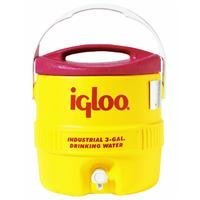 400 Series Coolers - 3gal red/yellow coolerplastic ind