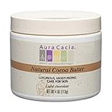 Natural Cocoa Butter Cream, 100% Pure Cocoa Butter 4 oz jar from Aura Cacia