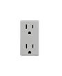 Leviton Renu RKR15-PG 15A Tamper Resistant Receptacle Color Change Kit, Pebble Grey