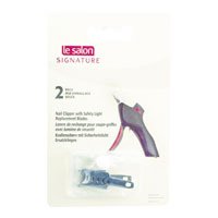 More image Le Salon Blade Replacement for Dog and Cat Signature Nail Clipper with Safety Light, 2-Pack