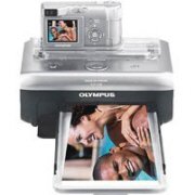 Olympus D555 5.1MP Digital Camera, 2.8x Zoom, 1.8 Display + ILP-100 printer. 300 DPI 