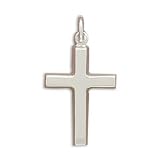 Plain Polished Cross Pendant