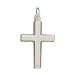 Plain Polished Cross Pendant