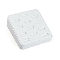 Ring Display 12 Slots White Rings Jewelry Display