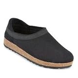 Haflinger GZL Grizzly Clog with Leather Trim by Haflinger