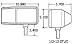 Truck-Lite Universal Snow Plow/ATL Lamp, RH 80820