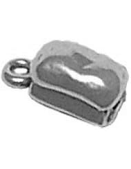 Sterling Silver 3D Loaf Of Bread Kitchen Charm