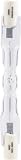 Sylvania 58887 100-Watt 120-Volt Tungsten Halogen Double-Ended T3 Quartz Lamp with Clear Finish (RSC), 1-Pack # 100T3QSCLRP