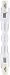 Tools & Hardware : Sylvania 58887 100-Watt 120-Volt Tungsten Halogen Double-Ended T3 Quartz Lamp with Clear Finish (RSC), 1-Pack # 100T3QSCLRP