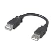 USB 2.0, Cable 6inch A Male To A Female