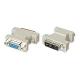 Dvi Male Analog To HD15 Female Adapter
