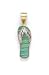 14k Two-Tone Diamond-Cut Light Green Opal Flip-Flop Pendant - JewelryWeb