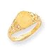 14k Childs Fancy Signet Ring - Size 3