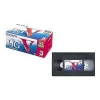Sony 120Min High Grade VHS Video Tape (3-Pack)