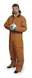 Condor 1FBC3 Coverall, Duck/Quilted Polyester, 3XL