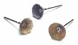 MOUNTED CUP BRUSH 9/16" DIAMETER BRASS 3/32" MANDREL BOX OF 12