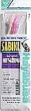 Hayabusa Sabiki Squid Bait Hooks (Pearl, Pink and Clear, Size 14 hooks on 40 -Pounds branch test with 30 -Pounds main test)