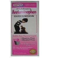 HealthPersonalCare: Acetaminophen Suspension Bubble Gum   4 Oz