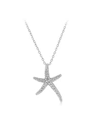 Sterling Starfish Necklace