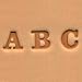 The Leather Factory Easy-To-Do Series Stamp Set - Alphabet (1/4