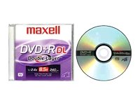 Maxell DVD+R DL Rohlinge (2x Speed, 8,5GB, 240 Min, 1er Jewelcase) Preisvergleich