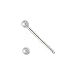 Silver Ball Nose Stud - 1.8 mm End Ball - Sold as a Pair