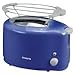 Rowenta TP-024 Toaster, cobaltblau, 2 Scheiben-Toaster, Brötchen-Röstaufsatz