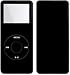 Solid Black - Apple iPod nano 1G (1st Generation) 1GB/ 2GB/ 4GB Protector Skin Decals - Faceplate Stickers