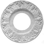 Westinghouse 77027 - 10" Medallion Victorian Style White Finish